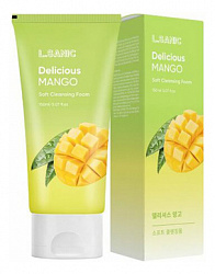 L.Sanic Очищающая пенка для умывания с экстрактом манго  Delicious Mango Soft Cleansing Foam, 150 мл
