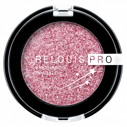 RELOUIS Тени "Pro Eyeshadow Sparkle", 3 гр 03 Candy pink