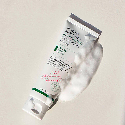 AXIS-Y Увлажняющая пенка для умывания Sunday Morning Refreshing Cleansing Foam, 120 мл