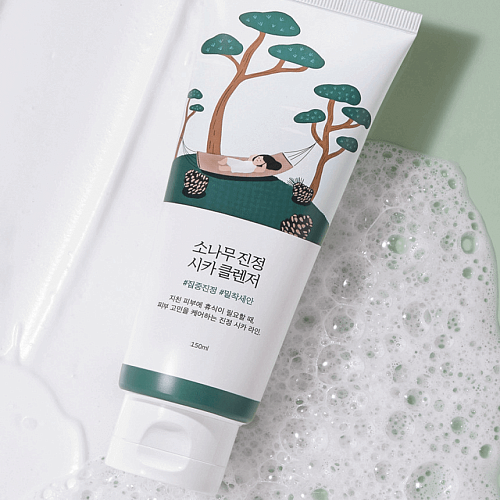 Round Lab Пенка с экстрактом сосны и центеллы для проблемной кожи Pine Calming Cica Cleanser, 150 мл